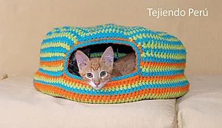 Cama para gatos [Crochet facil]