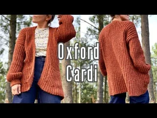 Cárdigan Oxford [Crochet Intermedio]