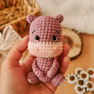 Hipopótamo Hipócrates [Crochet Intermedio]