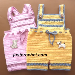 Shorts con pechera [Crochet Intermedio]