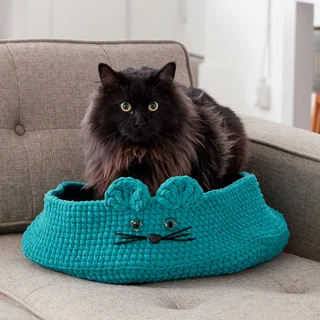 Cama Raton para gatos [Crochet Facil]