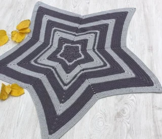 Manta estrella [Crochet Facil]