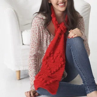 Bufanda Corazón de San Valentín [Crochet Facil]
