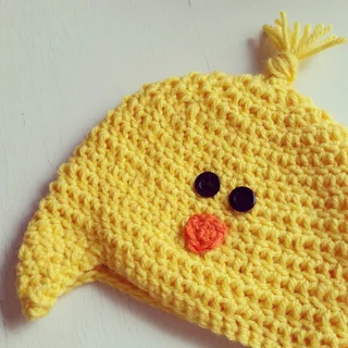Gorro Pollito Amarillo [Crochet Facil]