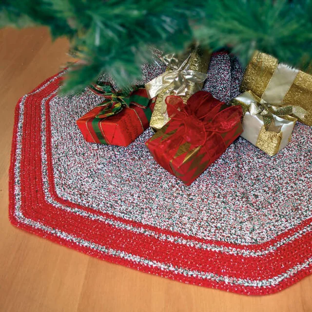 falda de arbol navideño crochet facil tejidos crochet
