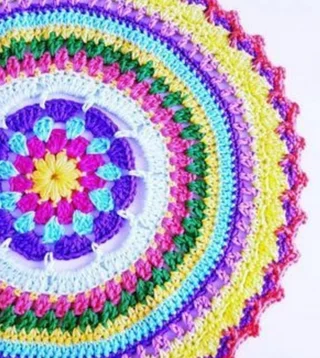 Mandala Grande de 26 cm [Crochet Intermedio]