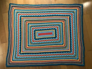 Manta Puntos Healing [Crochet Intermedio]