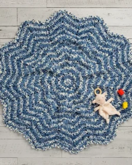 Manta Bebe LOTS OF DOTS [Crochet Facil]