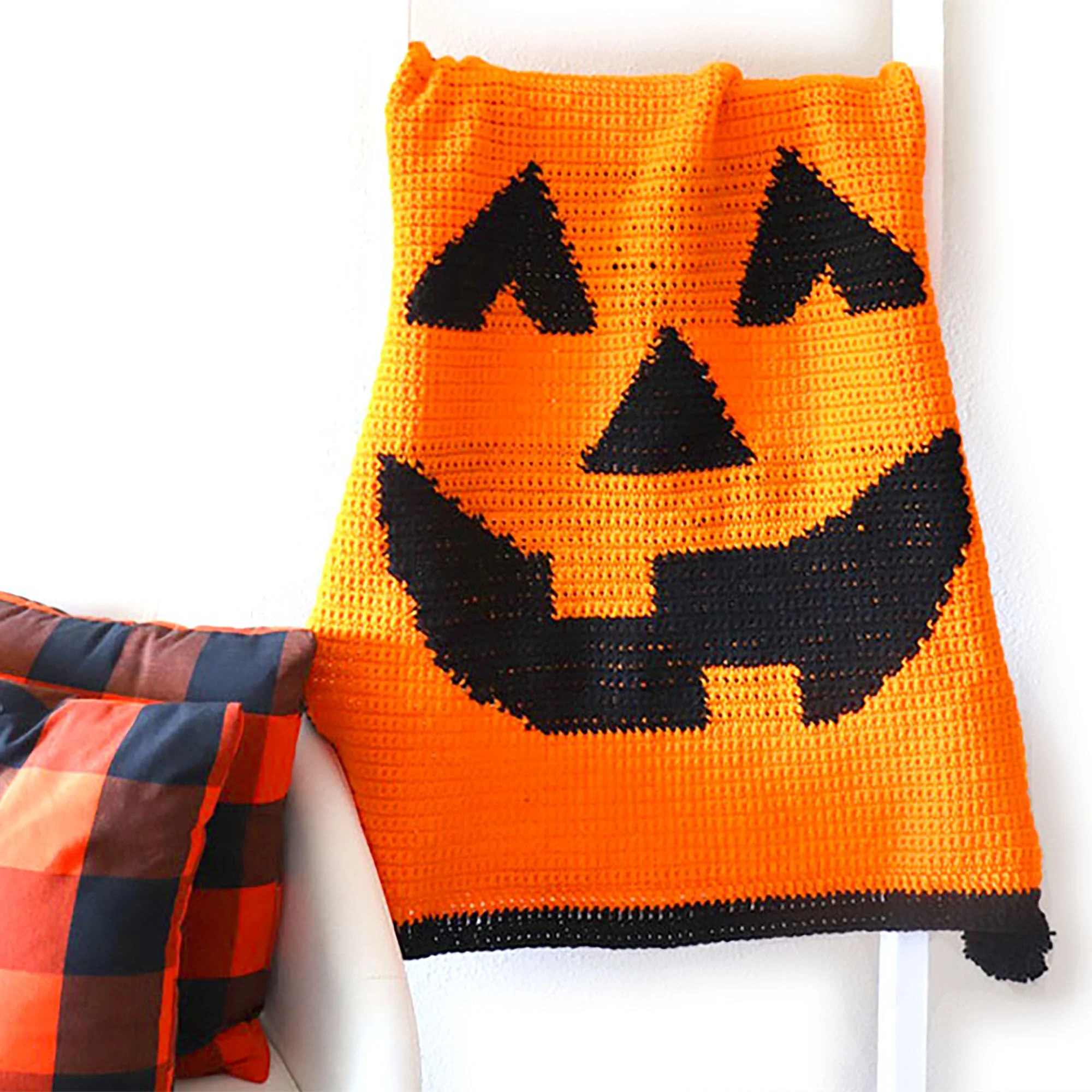 Manta Calabaza Halloween [Crochet Facil]
