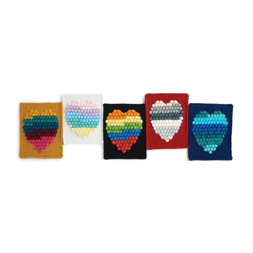 Colgante de pared arcoíris [Crochet Intermedio]