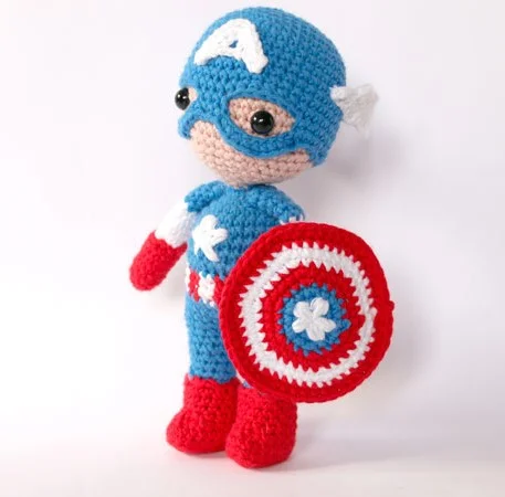 Capitán América [Amigurumi Intermedio]