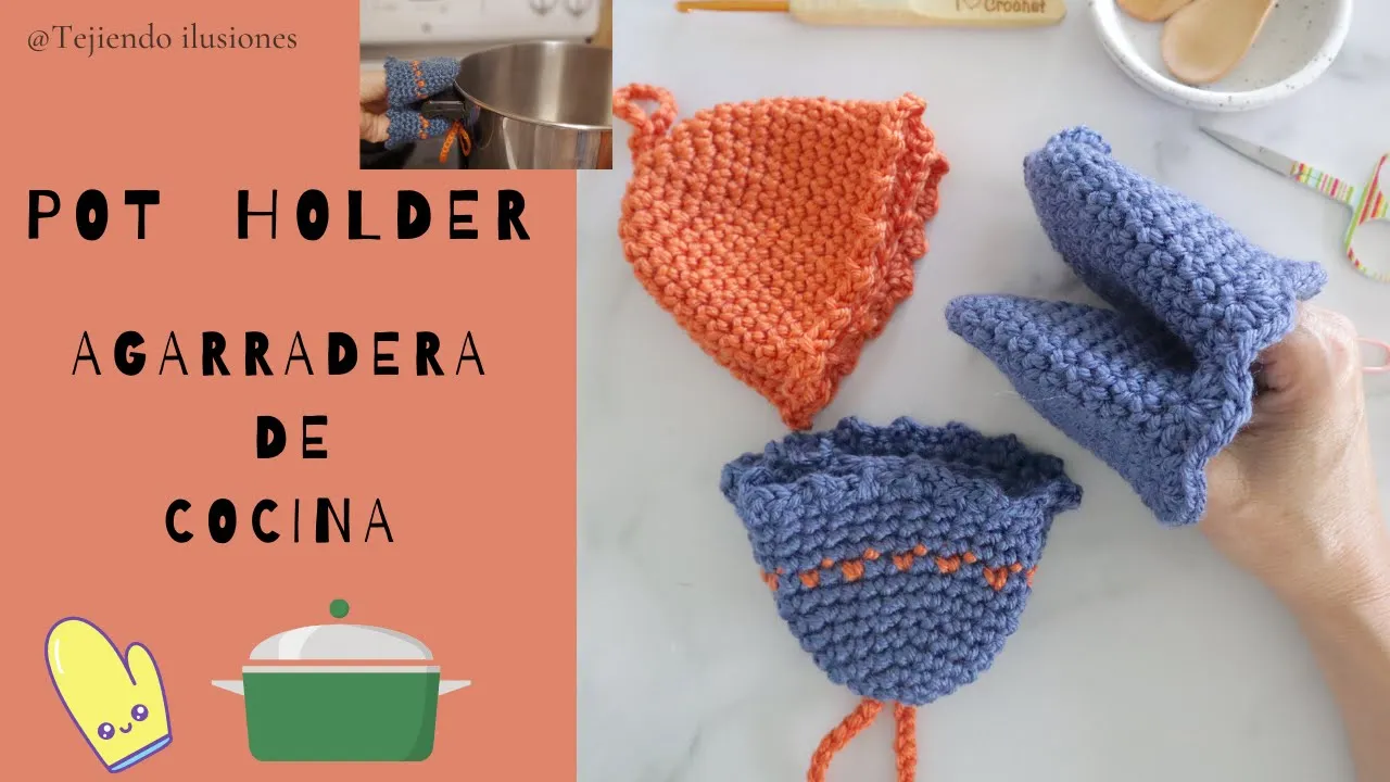 Agarradera de cocina [Crochet Principiante] tejidos crochet