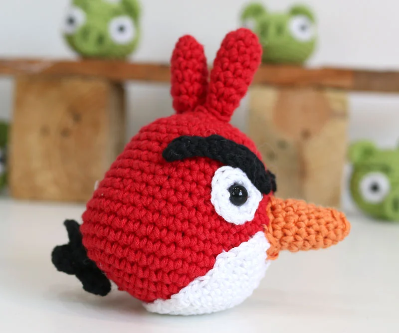 Rojo Angry Birds [Amigurumi Intermedio]