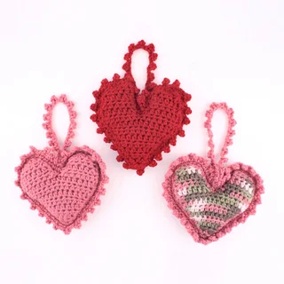Bolsitas de corazón [Crochet Principiante]
