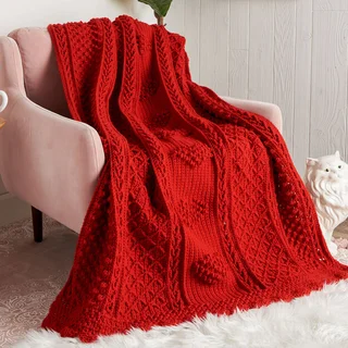 Manta Corazones Aran Crochet [Crochet Intermedio]